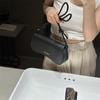 Simple Solid Color  PU Leather Women's Shoulder Bags Fashion Versatile Female Armpit Bag Casual Ladies Baguette Bag