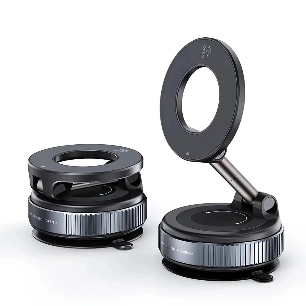 Xiaomi Super Strong Magnetic Phone Holder Foldable Design 360° Adjustable Vacuum Car Mount For Car Desk Bathroom Phone Holder