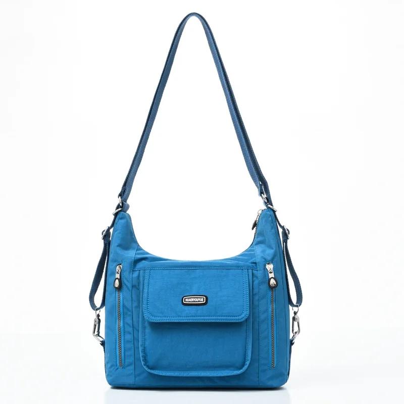 

Fashion Waterproof Nylon Women Messenger Bags Tote High Quality Female Shoulder Bag Ladies Crossbody Bags Handbags purse bolsos морской синий