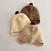 Cache-oreilles d'hiver pour bébé coupe-vent, bonnet chaud de protection des oreilles, nouveau bonnet tricoté pour bébé, garçons filles