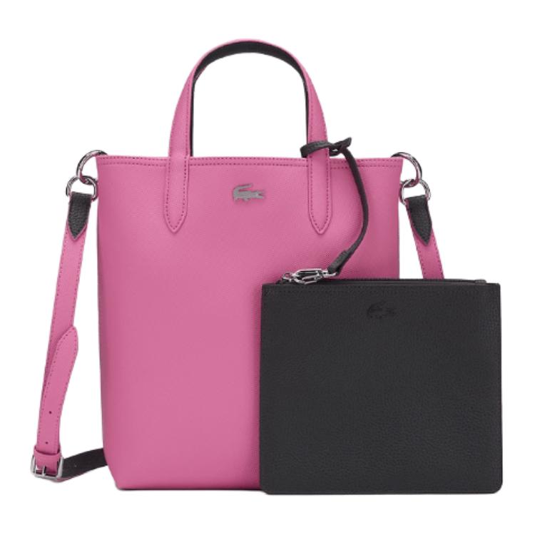 

Lacoste Fashion Reversible Design Open Tote Bag Women Tote Bags Pink Dark-Brown NF2991AA-Q29 Pink & Dark Coffee,Medium