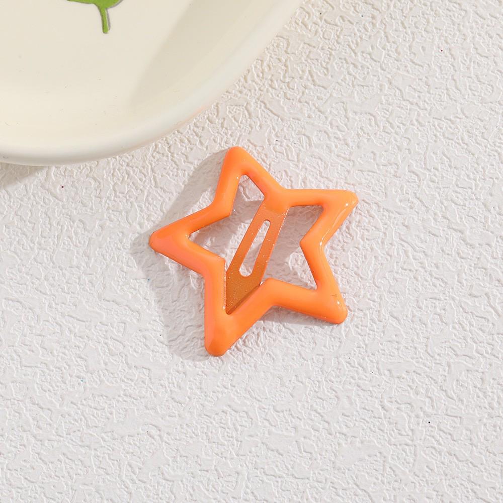 Children's Candy Color Star Hair Clips - Small Size BB Bangs Accessories