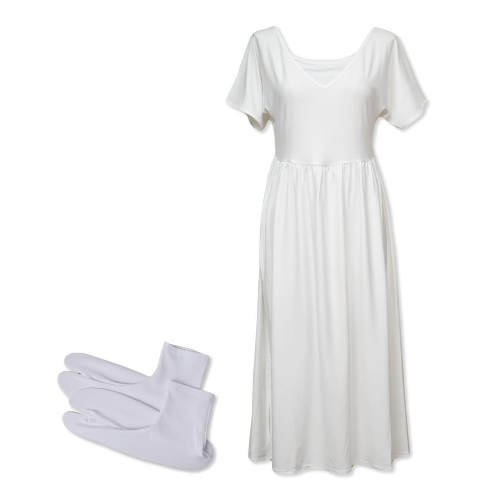 Toilet Daddy Spodní prádlo L Kimono Japonské kimono Hada Hem Jedno pro dospělé po celý rok Bílé [Amatemari] [Tabi v ceně] Slip, Spodní prádlo,