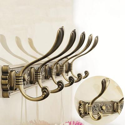 Luxe Robe Hanghaak Muurbevestiging Hanger Badkamer Decoratieve Kapstok Kledingrek