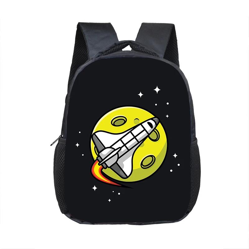 16 Inch Buitenaards Ruimteschip Piloot Rugzak voor 3-8 Jaar Oude Ruimte Astronaut Kinderen Boekentas Jongen Meisje Mini Peuter Schooltassen Cadeau