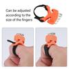 Ceramic Edges Line Trimmer Tool Adjustable Finger Band Stainless Steel Construction For Quick Lures Corrections And Secure Knots Small Fishing