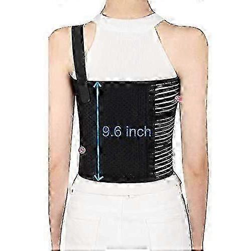Rib Brace Broken Rib Belt, Chest Brace Elastic Rib Support Brace for Men and Women, Chest Binder to Reduce Rib Cage Pain(M 29" to 38")