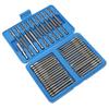 50pcs Extra Long Security Bit Set Square Flat Hex Spline Clutch Torq Multi Sizes Screwdriver Bits