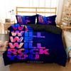 Königin Rockband Digital Printed Bedding for Boys Queen Bedding Set Soft and Comfortable Customized King Size Bedding Set