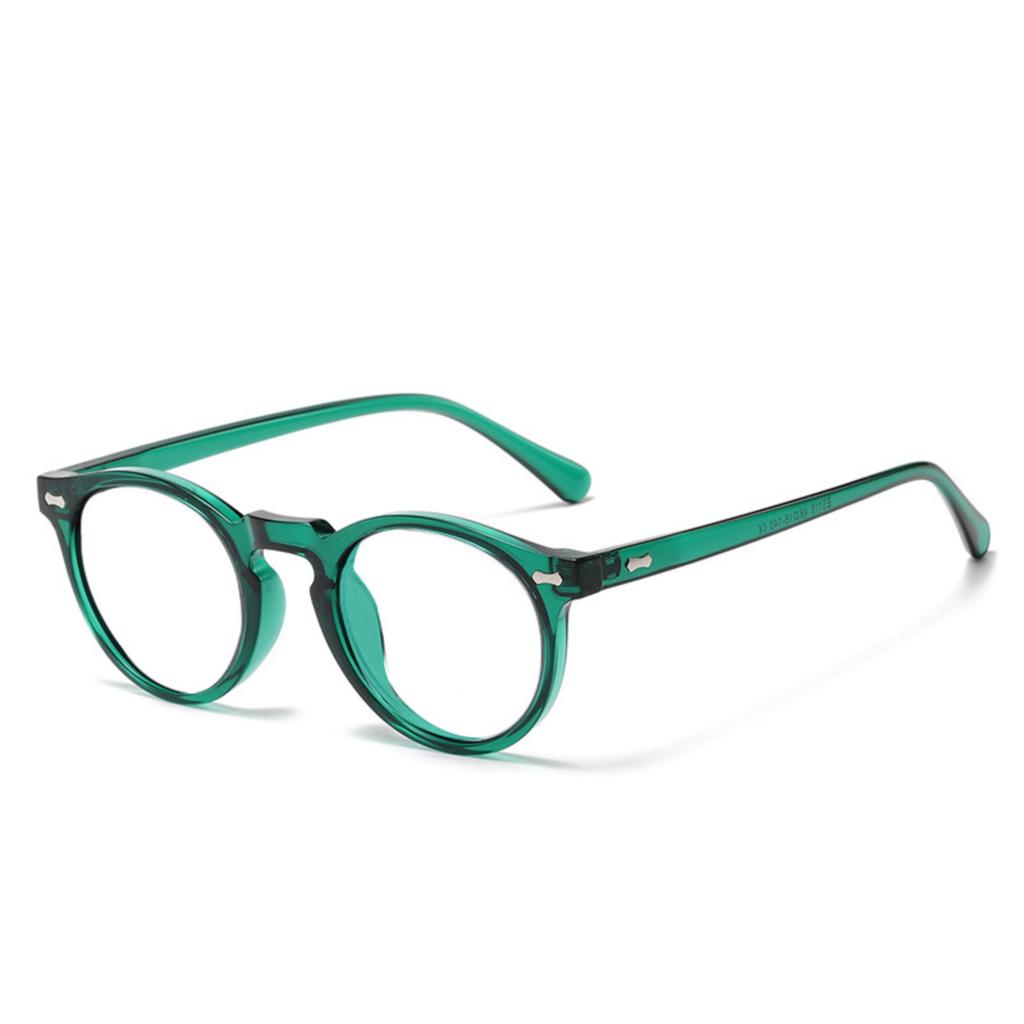 Retro-inspired Round Sunglasses With Stud Detailing Japanese And Korean-inspired Fashion Sunglasses European And American- Polarised Sunglasses