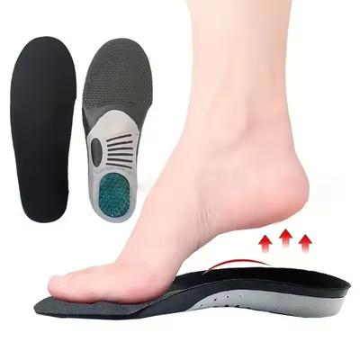 Sottopiede ortopedico Supporto per arco plantare Solette ortopediche per piedi piatti Facilita la pressione del movimento dell'aria Smorzamento del cuscino Sottopiede imbottito