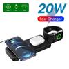 Магнитное беспроводное зарядное устройство Qi Fast Charging 20 Вт 4 в 1 для IPhone 14 13 12 Pro Max Samsung Apple Watch Airpods Pro Док-станция Apple Watch Wireless