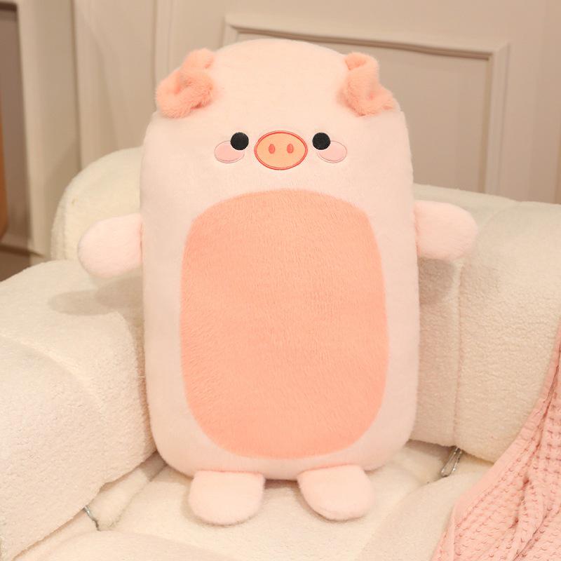 New Cute Animal Plush Cushion Pillow - Perfect for Bedside, Sleep, or as a Birthday Gift