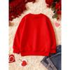 Kids Sweatshirt,Fashionable Print Tops, Perfect As Christmas Gifts,Perfect for Autumn And Winter with Print Casual Warmth