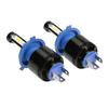 2Pcs 36W 12V/24V H4 8000LM White LED Headlight Kit COB Headlamp Light Bulb IP68