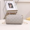 Bag women's new rhombus embroidery chain small cylinder bag casual mobile phone, bag small bag