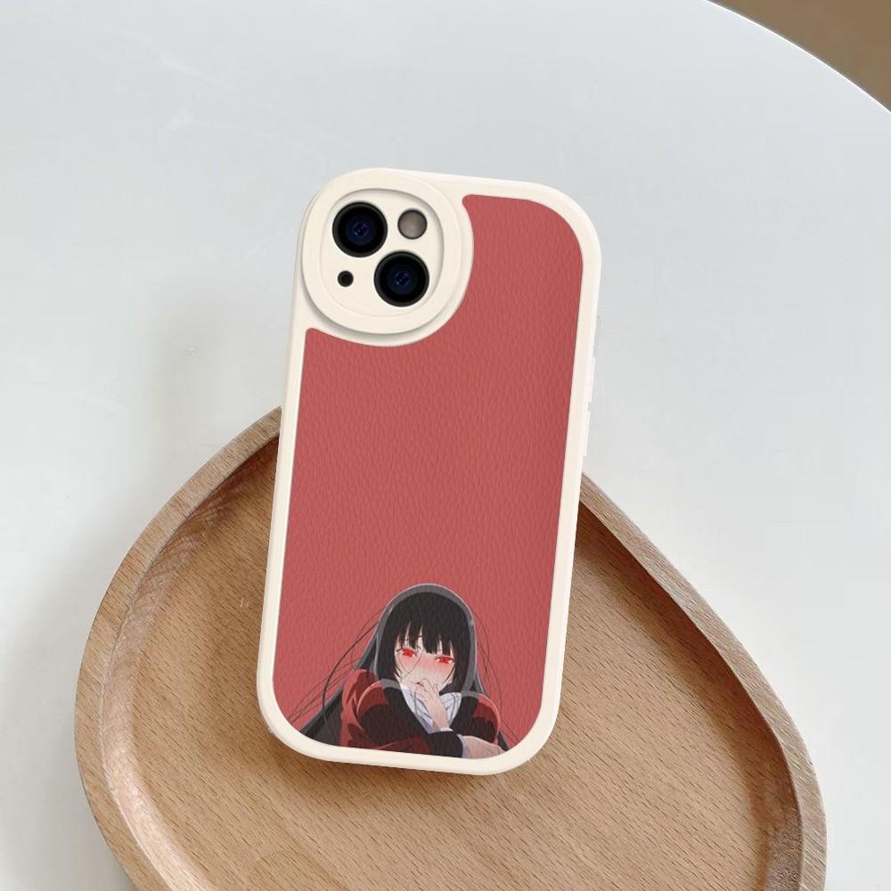 Japanese Anime Kakegurui Jabami Yumeko Phone Case Hard Leather For iPhone 16 13 12 Mini 11 14 Pro Max Xs X Xr 7 8 Plus Fundas