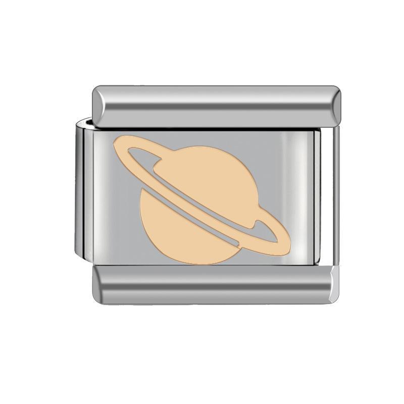 9mm DIY taliansky náramok z nehrdzavejúcej ocele pre ženy