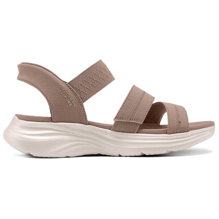 Skechers Sandalias Deportivas Casuales Urbanas Cómodas Simples Versátiles para Playa Mujer Sandalias Marrón 120006-MOC