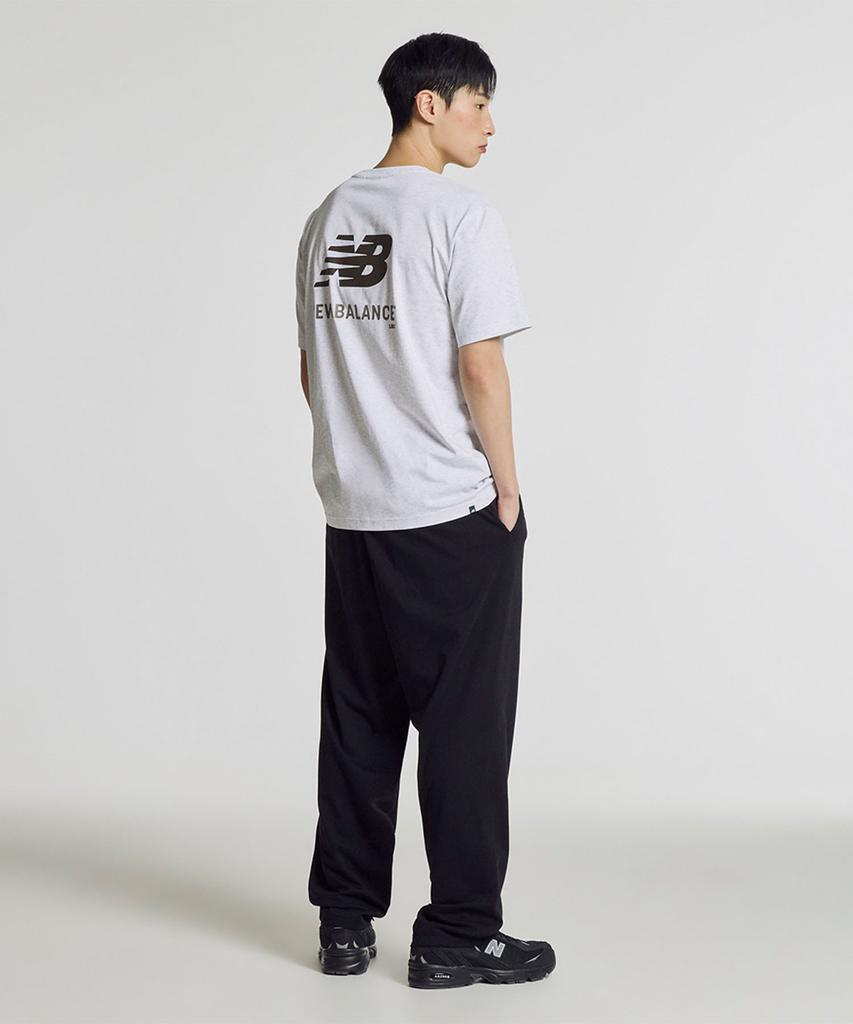 Nyuballanseu Nbneg21433 / Uni Essential Big Logo Short Sleeve T-Shirt (Light Gray)