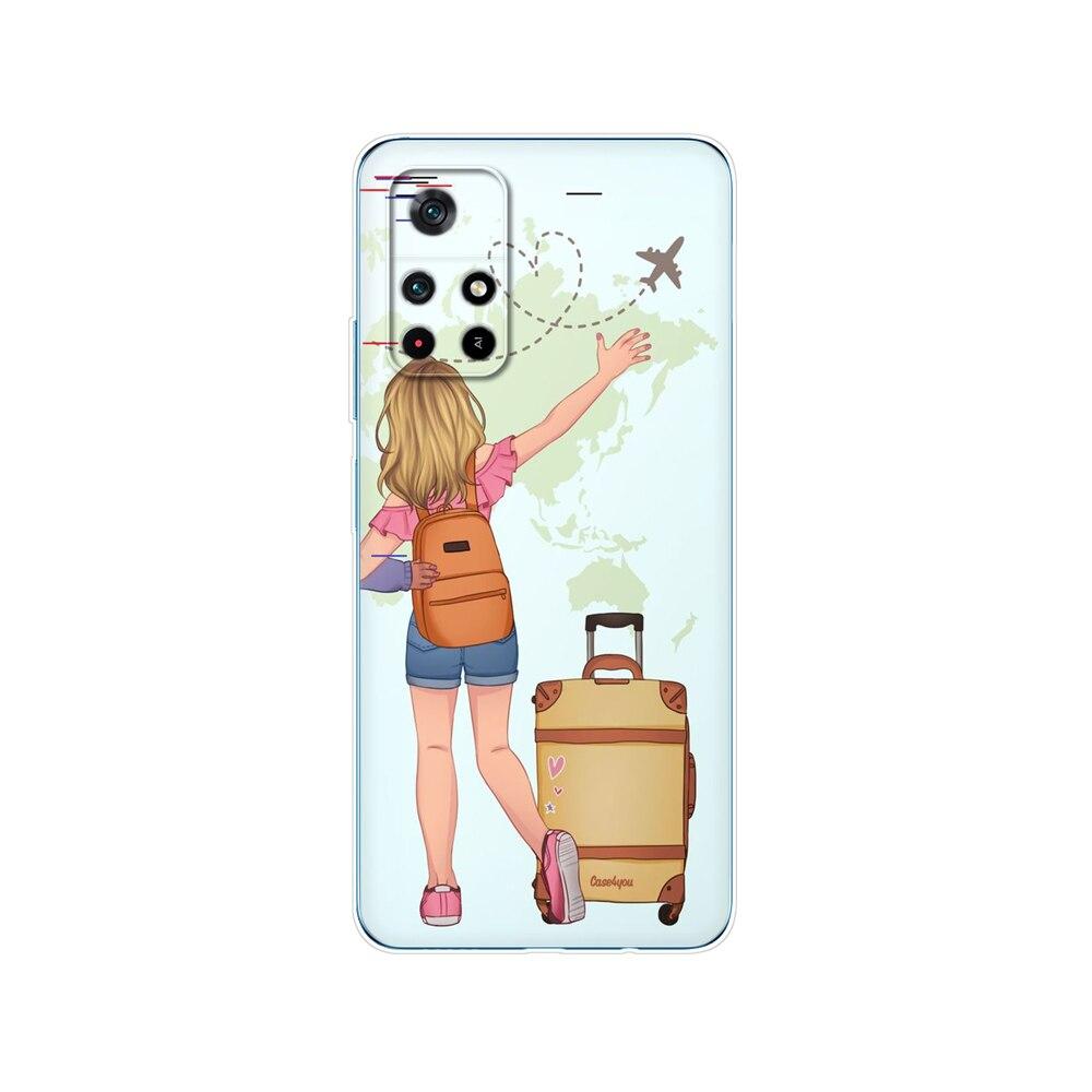 Dla POCO M4 Pro 5G etui miękkie silikonowe etui plecki z tpu dla Xiaomi POCO X4 Pro 5G etui na telefony POCO M4Pro 4G 2021 6.6 cala odporne na wstrząsy