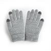 Autumn & Winter Touch Screen Jacquard Gloves Plus Velvet for Men & Women - Warm, Fashionable, & Cross-Border.