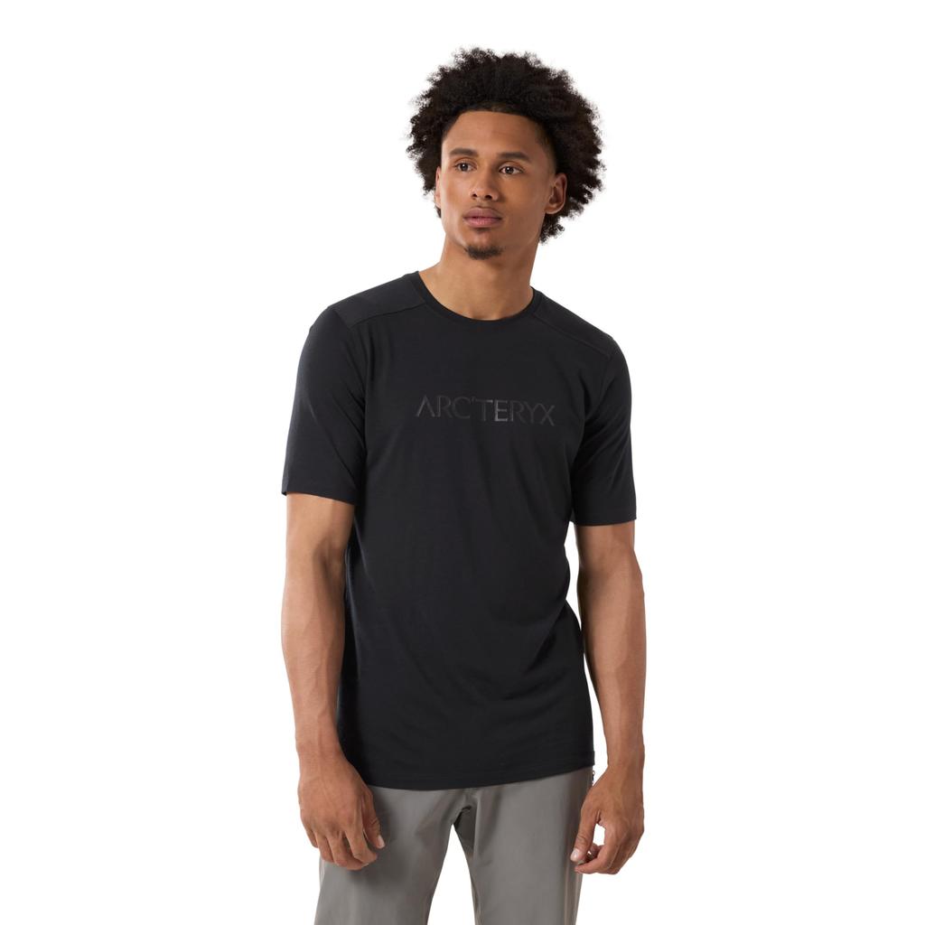 Ionia Merino Wool Arcword Logo Short Sleeve X000007733 Black M ARC'TERYX Men's