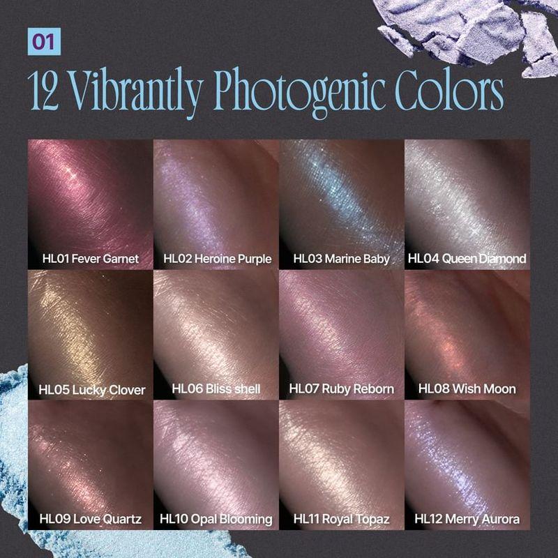 FWEE Glitz Stein Highlighter - 12 Farben