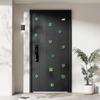20 Four-Leaf Clover Magnetic Fridge Stickers - Fresh, Creative, Waterproof Green Plant Designs