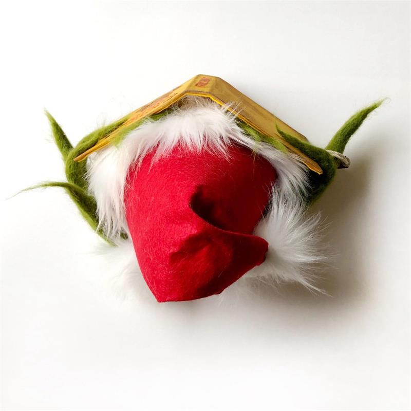 Divertente Puntale per Albero di Natale a Scacchi Divertente Bambola di Peluche Ispirata Decorazione Decorazione Albero di Natale