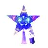 LED Christmas Tree Topper Star Moon Decoration Acrylic Xmas Ornament Energy Saving Shining Lamp Festive Home Room Decor