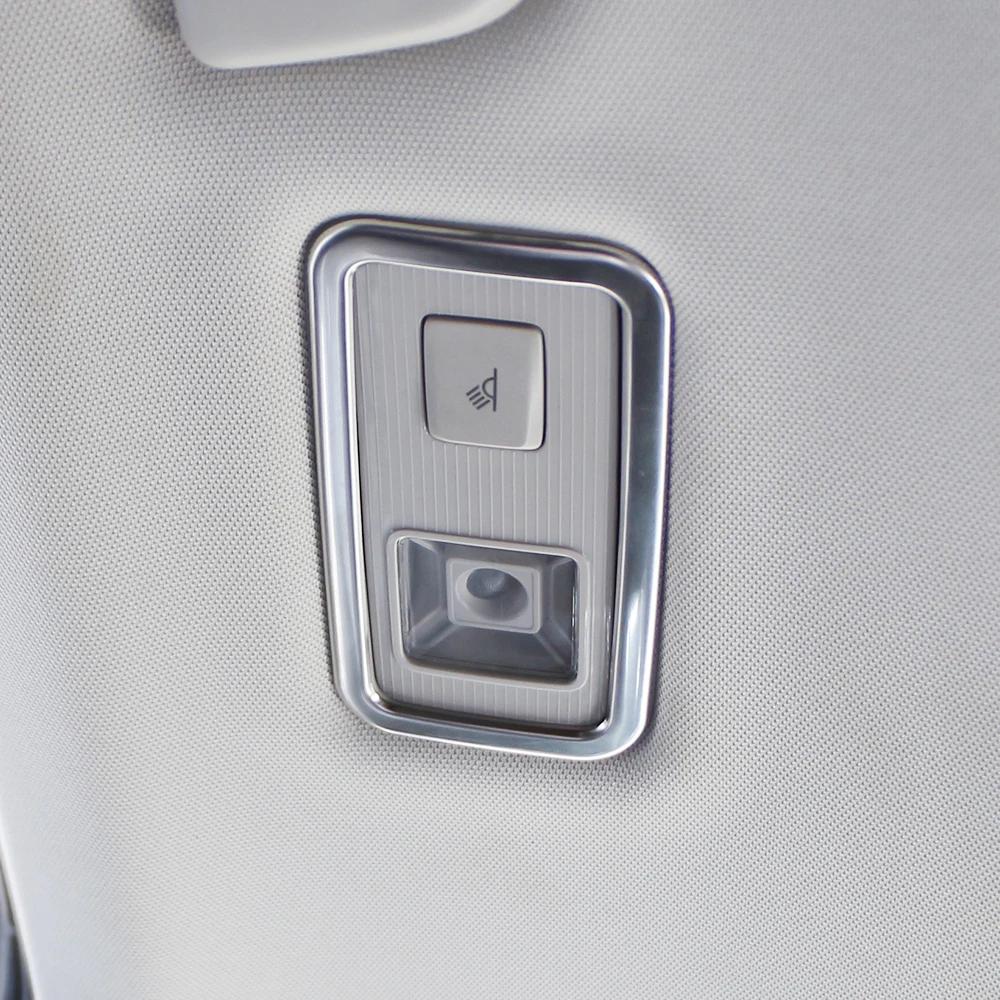 For Volkswagen VW T-roc Troc 2018-2025 Rear Reading Light Trim Roof Lamp Frame Sticker Decoration Cover Interior Accessories