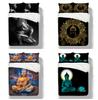 Juego de Cama Buda Indio Ropa de Cama para Dormitorio Edredón y Funda de Almohada AU Individual/Doble Tamaño Completo Decoración del Hogar