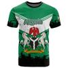 Nigeria Coat Of Arms T-shirt For Men Summer 3D Printed Oversized T Shirt Casual Tops Street Sports Short Sleeved Round Neck Tees