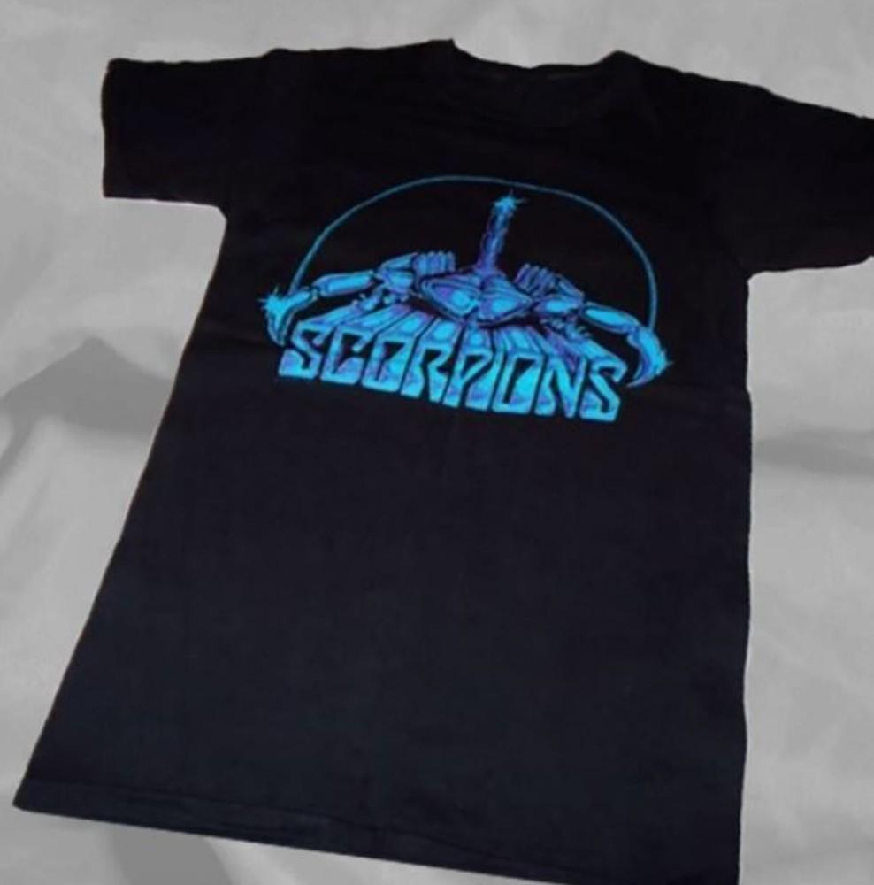 1979 Scorpions Lovedrive Retro Rare Black T-Shirt Long Steeve