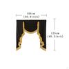 Thermal Rod Pocket Valance Curtain for Darkening Nursery Window Decor