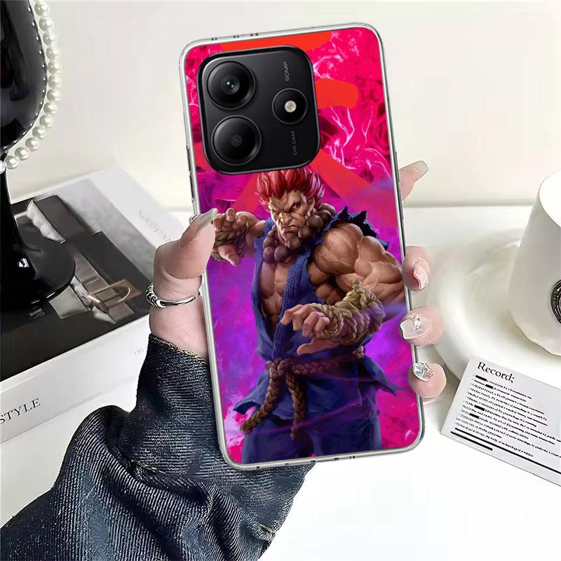Game S-Street F-FighterS Soft Phone Case For Xiaomi Redmi Note 15 14 14S 13 12 Pro Plus 12S 11 11S 11E 10 10S 11T 5G Fundas Coqu