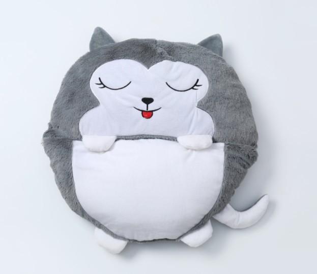 Cartoon Owl Shark Unicorn Panda Pattern Foldable Flannel Children Bag Sleeping