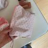 Korean ins polka dot love lipstick bag, high-value girl, hand-held makeup bag, large-capacity liner storage bag