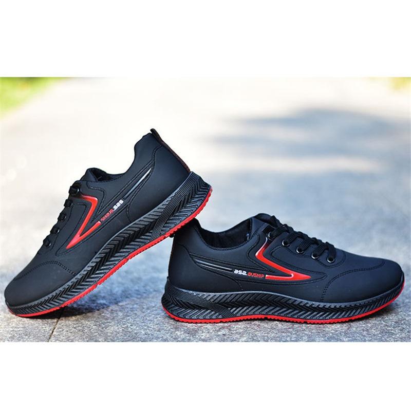 Men's Waterproof Sports Shoes Leather Casual Air Cushion Running Men's Shoes Sneakers