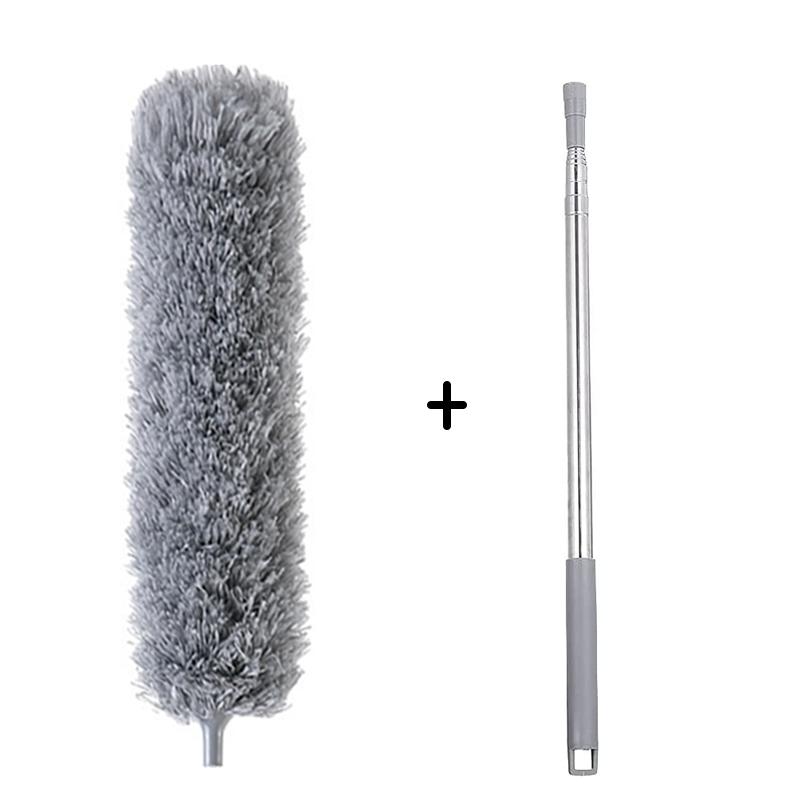 2/4 stücke Staubwedel-Reinigungsbürste mit langem Griff, 2,5 m/1,4 m, Teleskop-Bettlücke, Deckenleuchter, Staubwedel, Haushaltsreinigungsprodukte, Werkzeuge