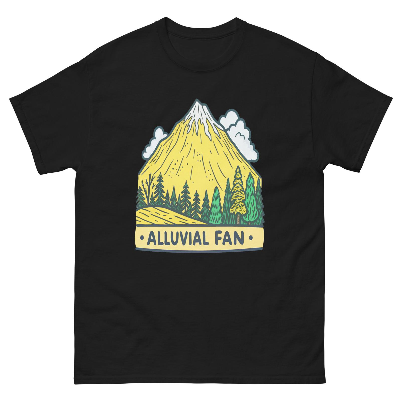 Alluvial Fan Geographical Landscape Location Scenery T-Shirt XXXL