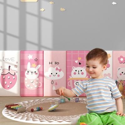 Nouveau Sticker Mural 3D Anti-collision Papier Peint Mignon Auto-adhésif Épaissi Résistant à l'Humidité Tapis Mural Pad Chambre d'Enfant