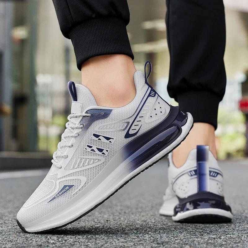2025 Men's Breathable Sports Shoes Spring New Mesh Casual Fashion Versatile Trendy Men's Shoes Mmer Running Shoes Suitable for O