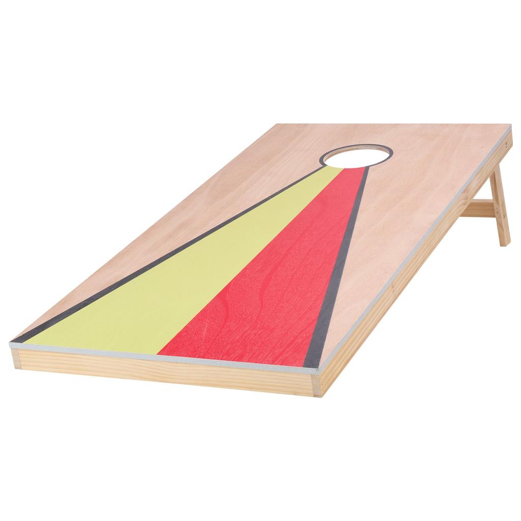 VEVOR Cornhole Set, 4x2 Ft Corn Hole Game Boards, Solid Wood Portable Toss Board, Indoor and Outdoor Cornhole Play for Adults