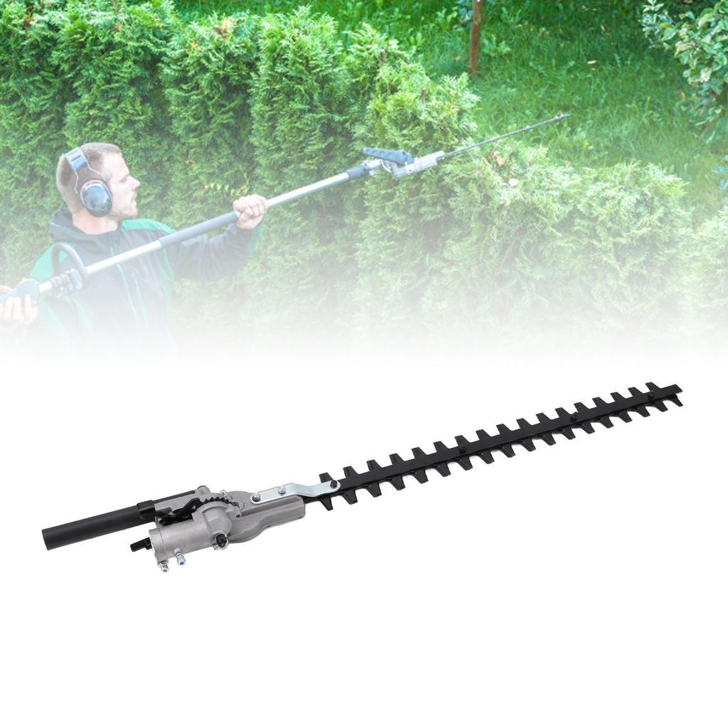 Hedge Trimmer Head 9 Spline High Pole Brush Grass Cutter Harvester Mower For Garden Tools Spare Parts