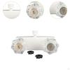 RV Shower Faucet Camping Fashion Double Handle Easy Installation Valve Diverter