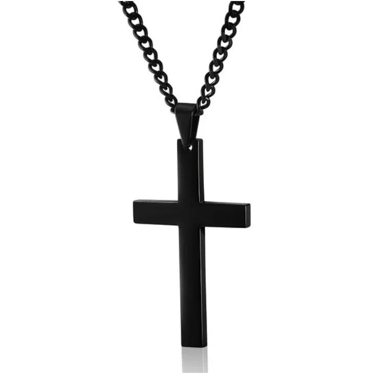 Jewelry Crucifix Charm Vintage Cross Necklace Jesus Rosary Beads Chain Virgin Mary Pendant