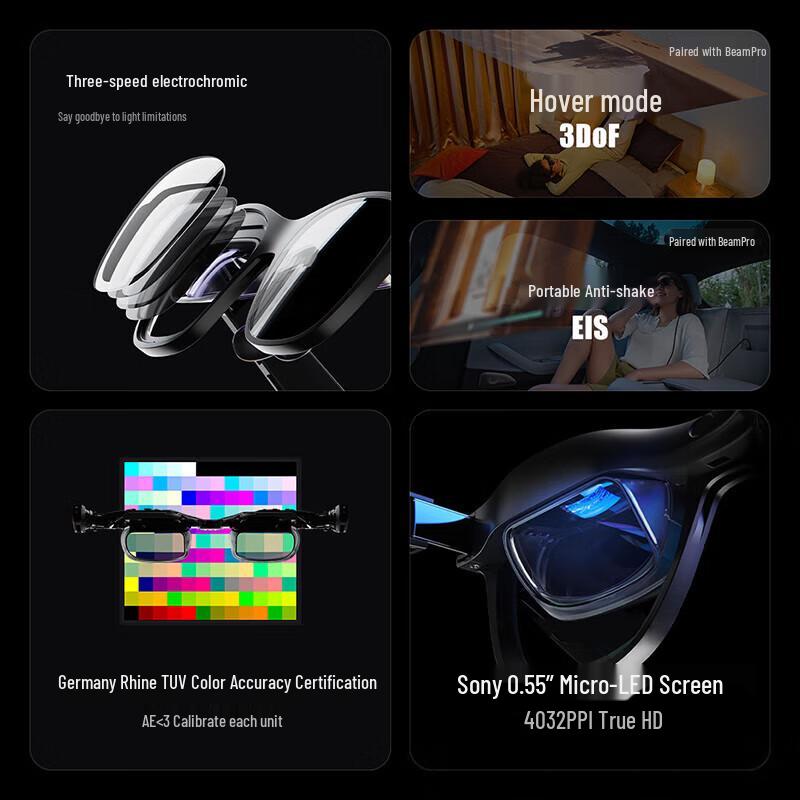 XREAL Air 2 Pro AR Smart Glasses with Beam Pro