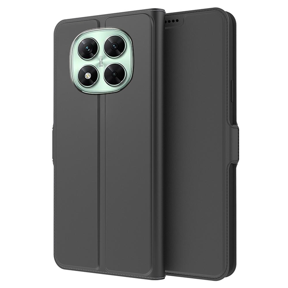 For Xiaomi Redmi Note 14 Pro 5G/Poco X7 5G Case Shockproof TPU Inner Shell Leather Phone Cover Card Slot